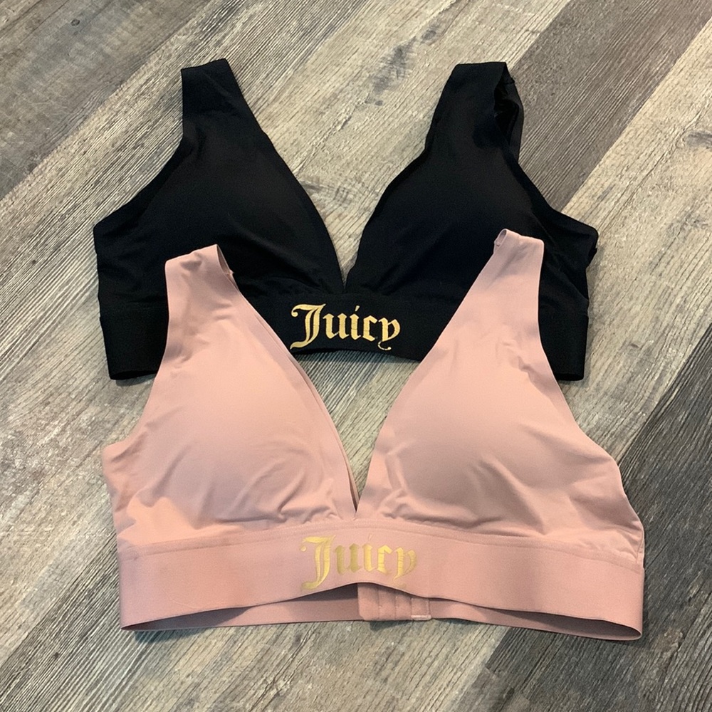 2 juicy couture bralettes